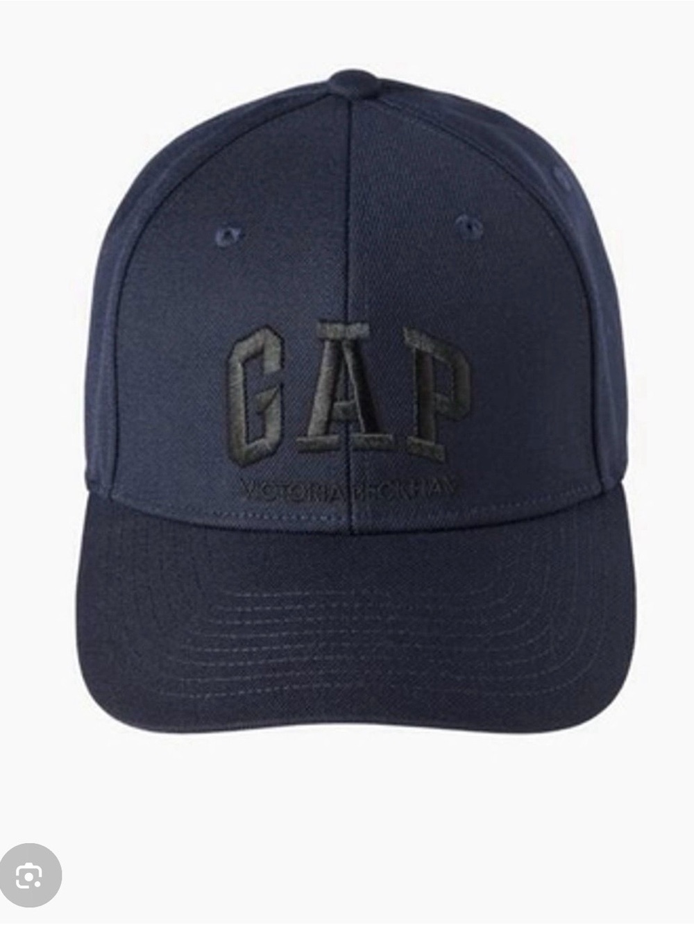 GAP x Victoria Beckham Navy Logo hat